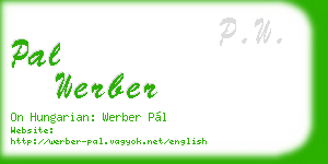 pal werber business card
